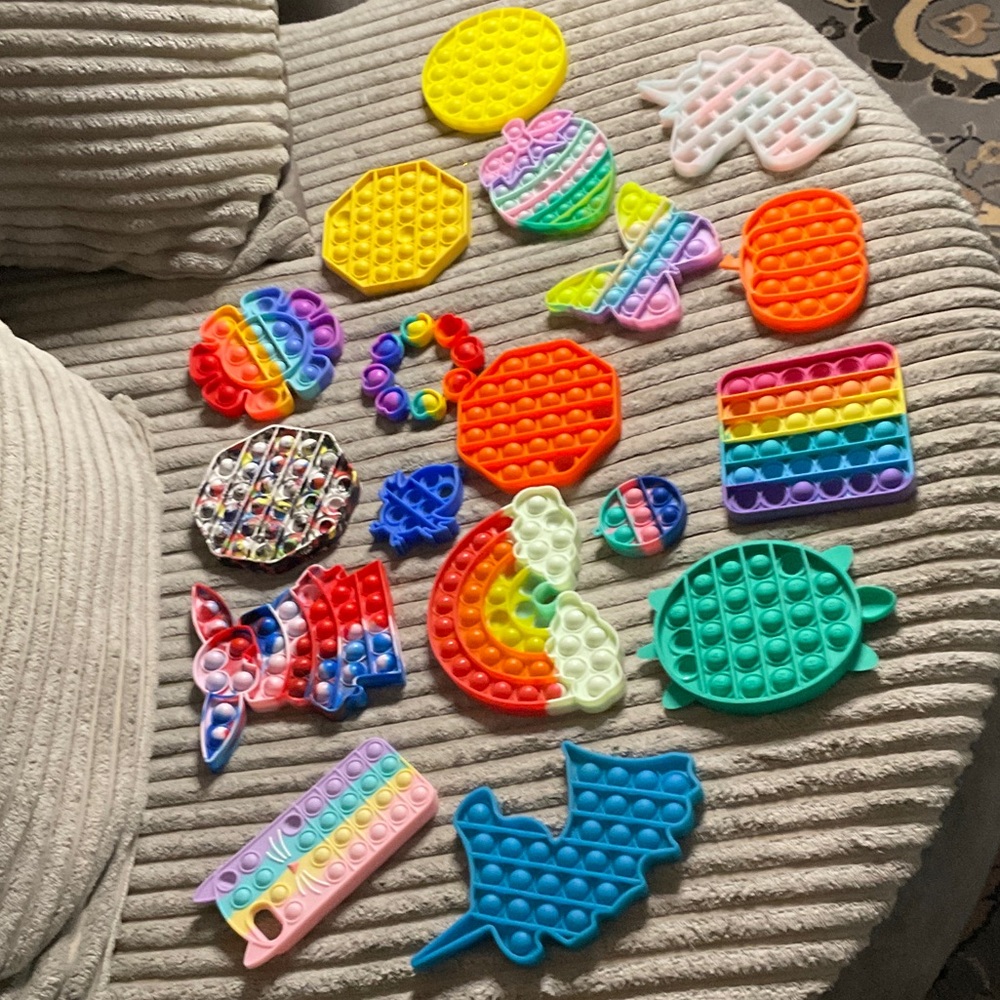 Colorful Pop It Fidget Toy Set